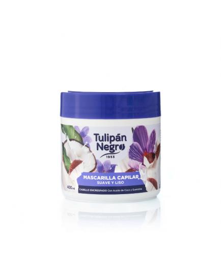 Tulipán Negro - Mascarilla capilar suave y listo para pelo encrespado- Aceite de coco y queratina