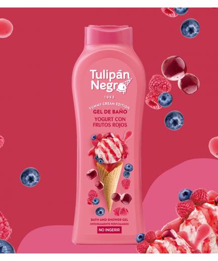 Tulipán Negro - *Yummy Cream Edition* - Gel de baño 650ml - Yogurt con Frutos Rojos