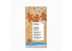 Vivani - Chocolate ecológico bio 100g - Chocolate con gianduja, galleta de jengibre y caramelo