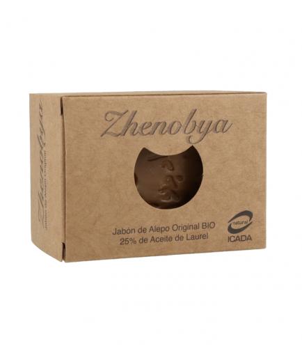 Zhenobya - Jabón de Alepo en pastilla - 75% Aceite de Oliva - 25% Aceite de Laurel - 200gr