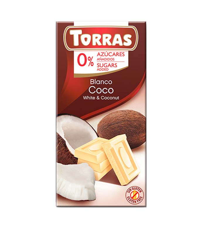 Comprar Torras - Chocolate blanco 0% azúcares añadidos 75g