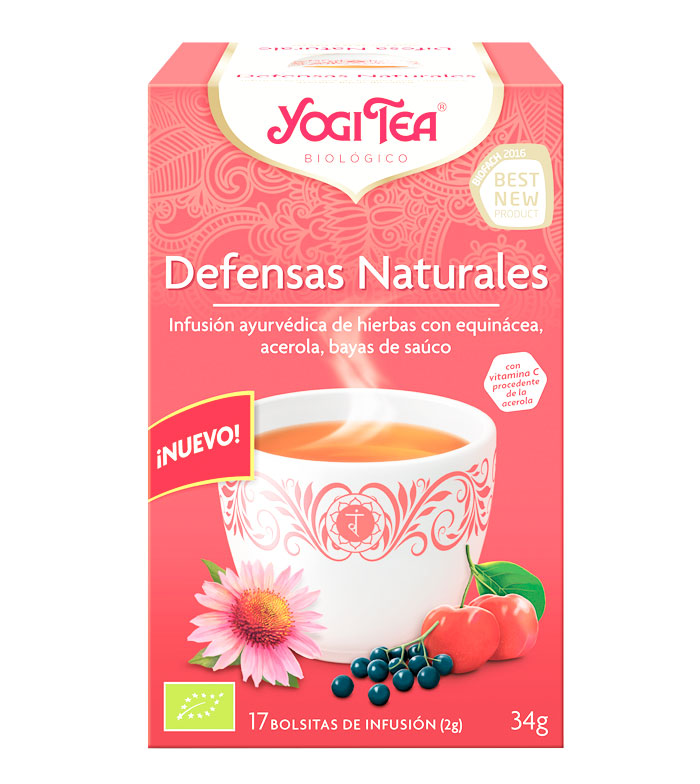 Yogi Tea - Defensas Naturales de Yogi tea, 17 bolsitas de 2 gramos 